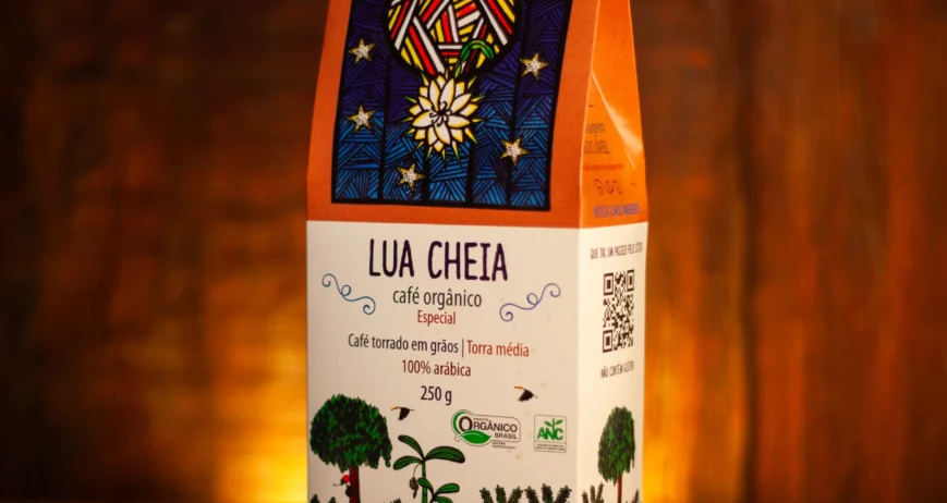 Café Flor da Lua - Lua Cheia Café Orgânico Especial - Embalagem Lua Cheia 250g (Torra Media)